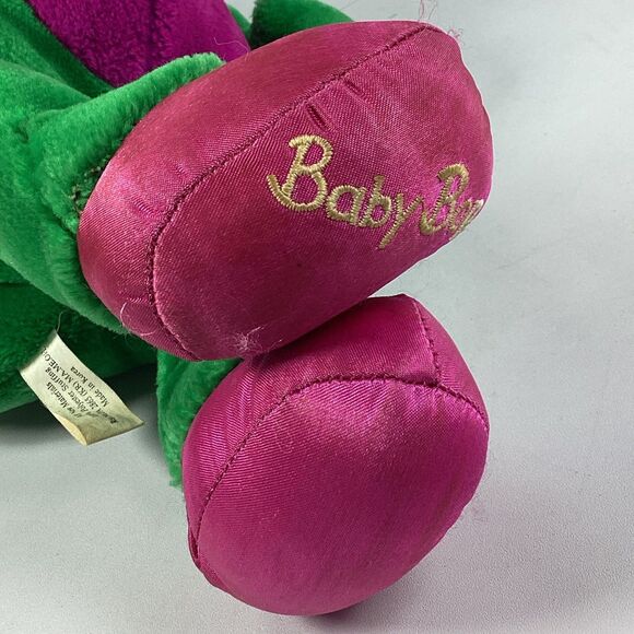 Vtg Baby Bop Dinosaur Plush Stuffed Animal Toy Lyons Group 16" Barney 1992 - Picture 10 of 12